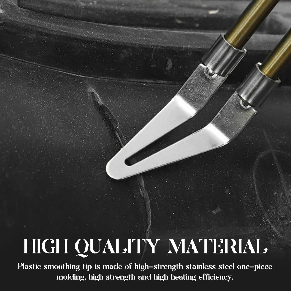 SHMZK 4 PCS Plastic Smoothing Tip Head, Welder Soldering 4pcs