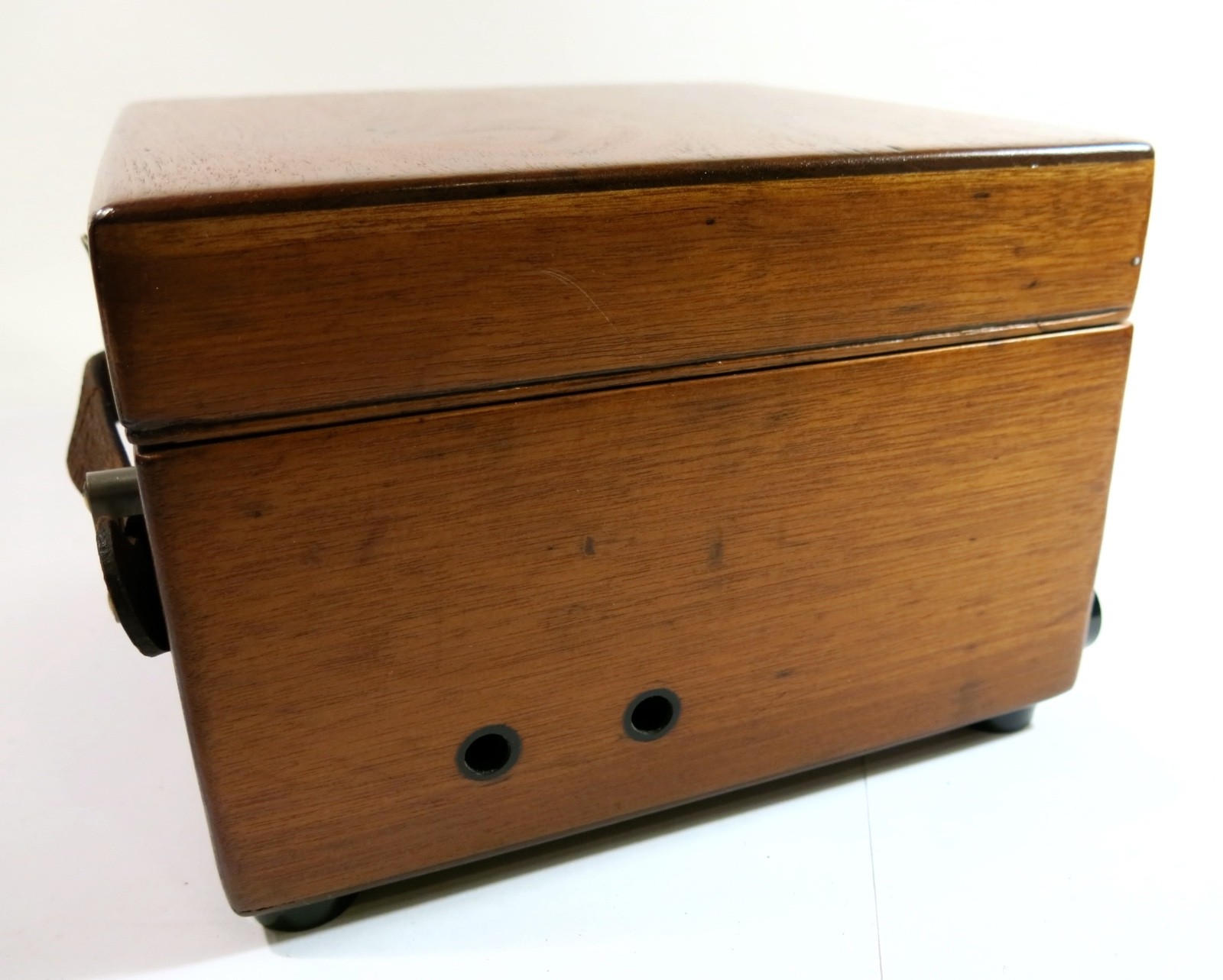 Vintage 1929 GE Alternating Current Ammeter — Type P-3 — Refinished Mahogany Box