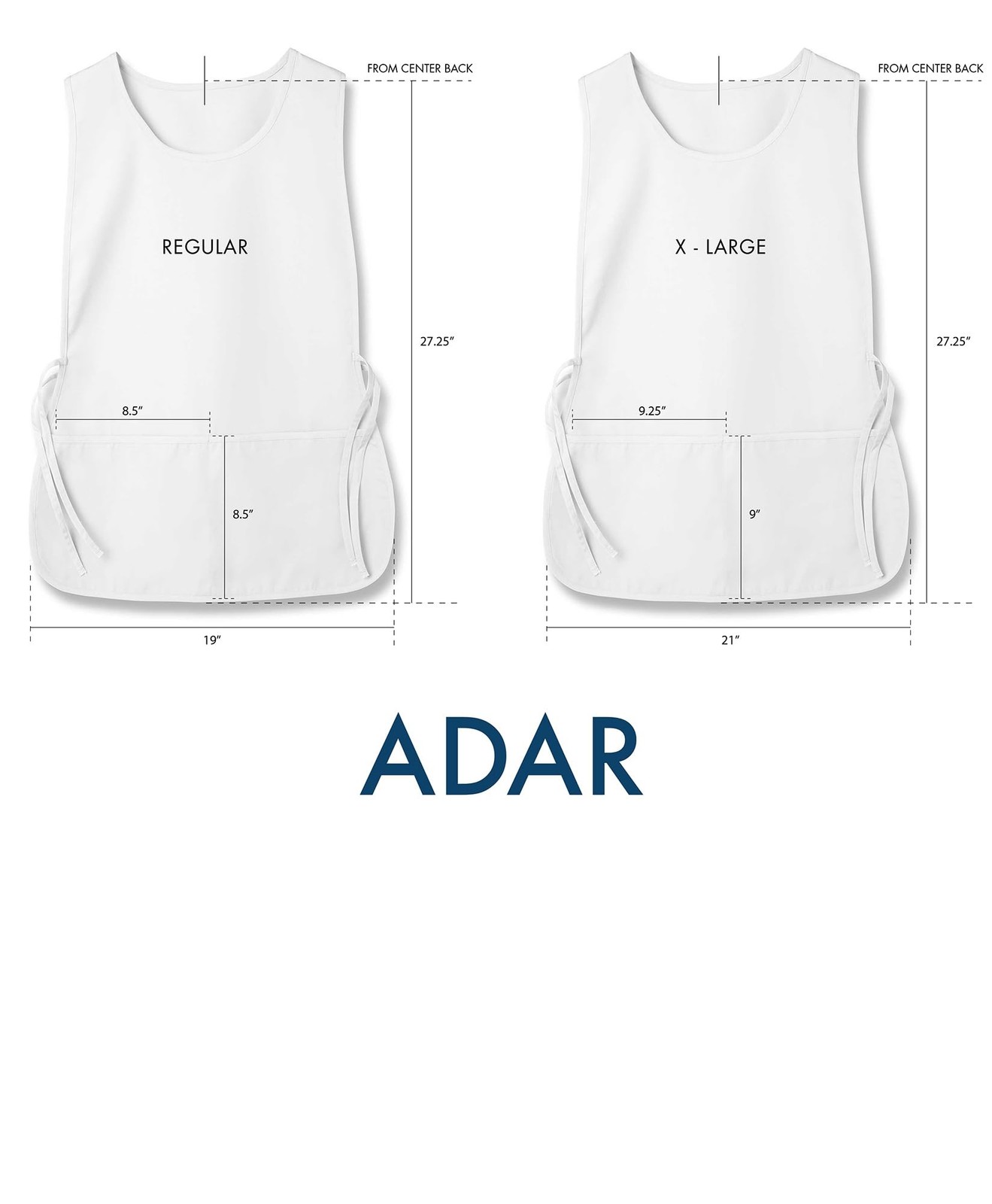 Adar Universal Cobbler Apron – Unisex Cobbler Apron X-Large Mandarin Orange