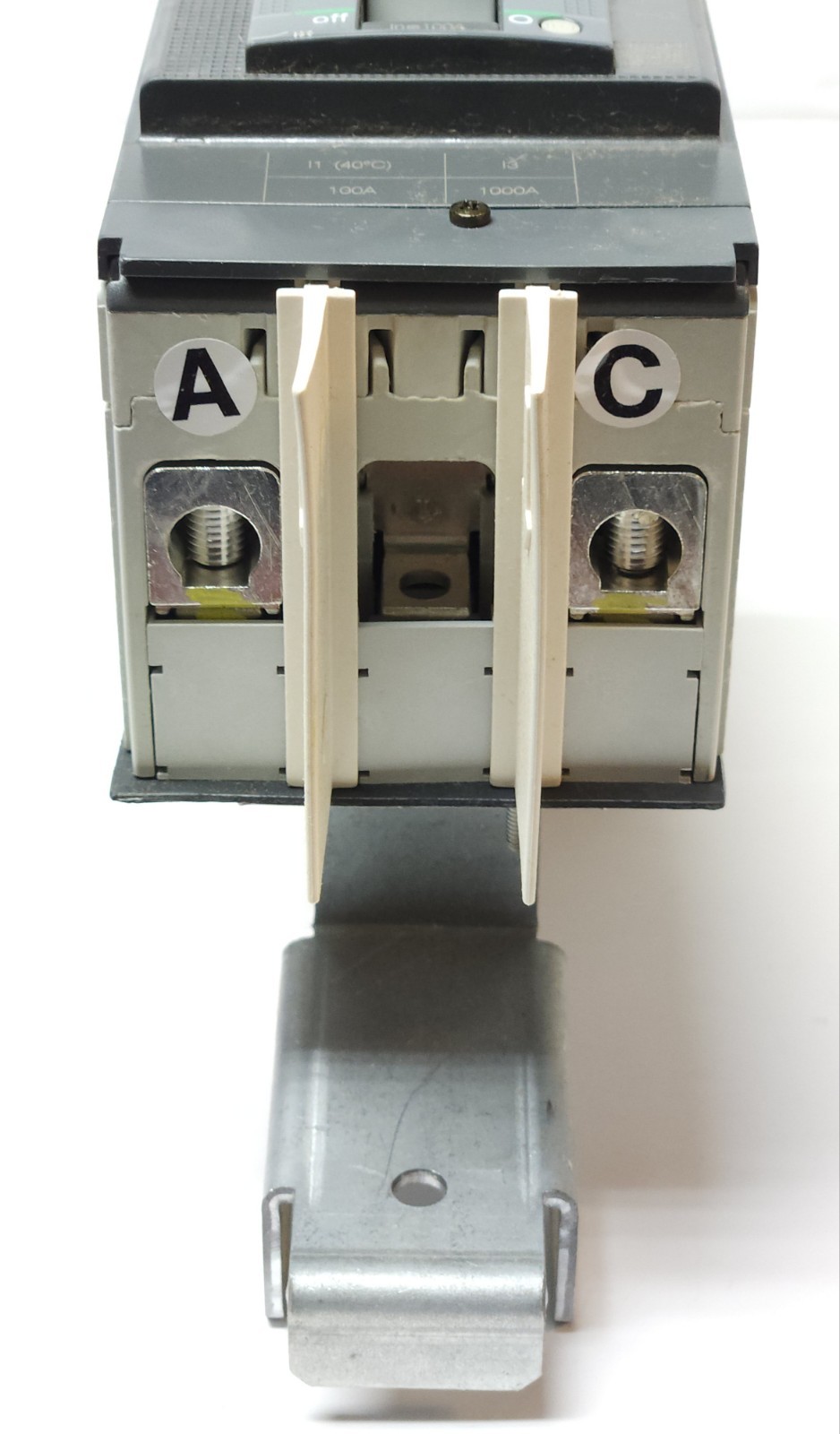 ABB SACE TMAX XT1 N 125 3 Pole 100 AMP XTIN 125 With LSC Plug In Mounting Module