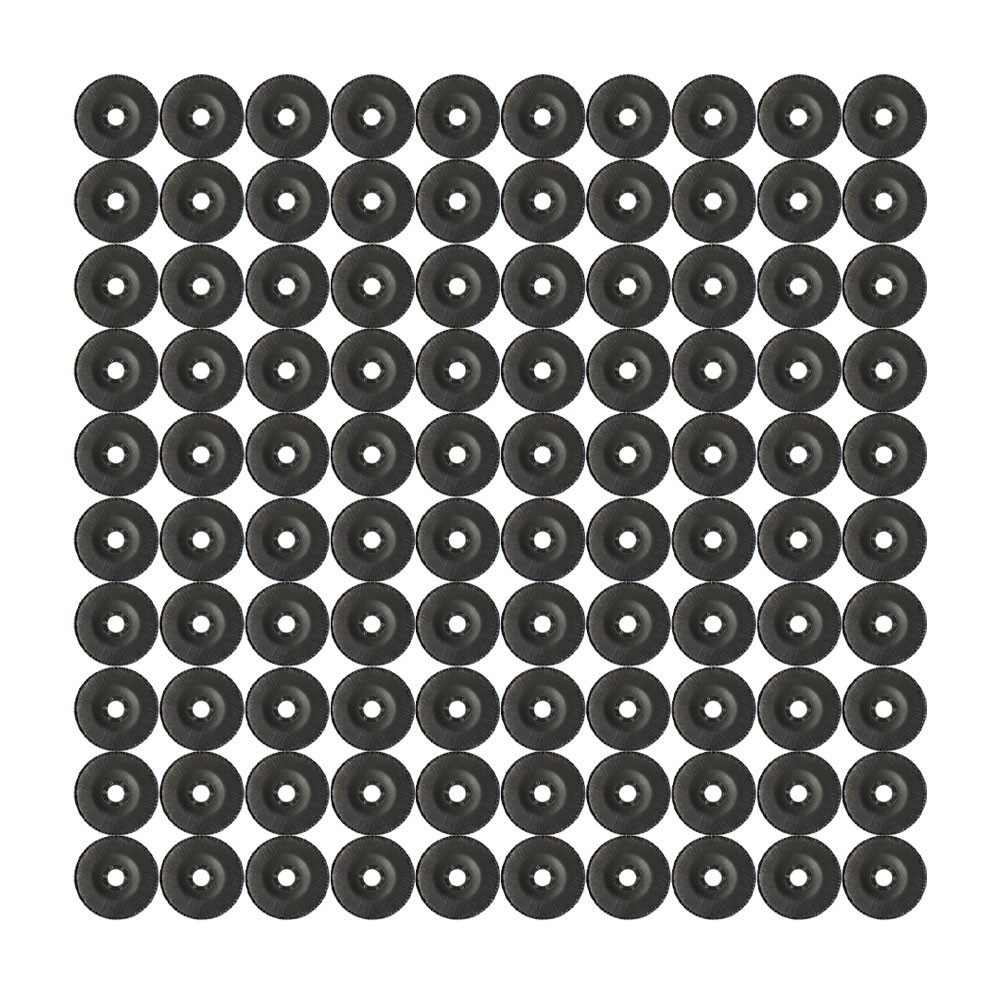 PACK 100 PREMIUM ZIRCONIA FLAP DISC SANDING GRINDING 4-1/2″ X 7/8″ 40 GRIT