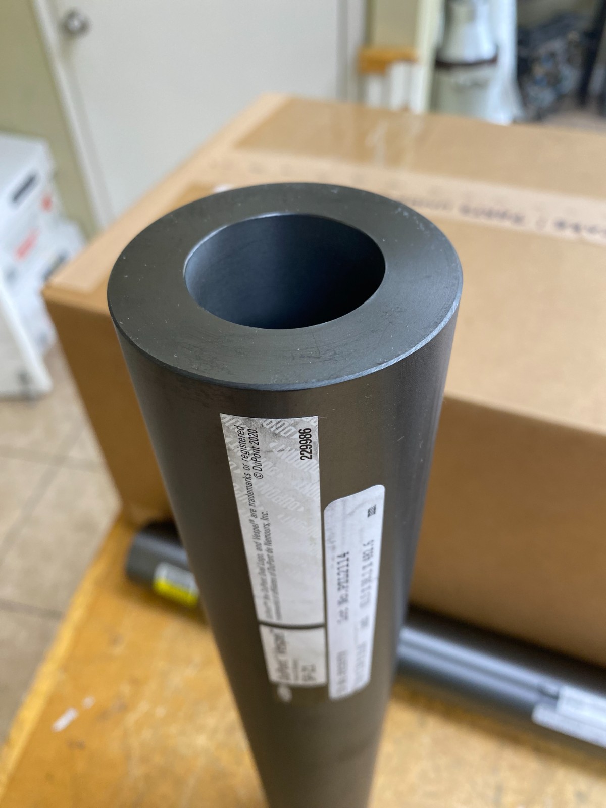 Dupont Vespel SP-21 cored rod