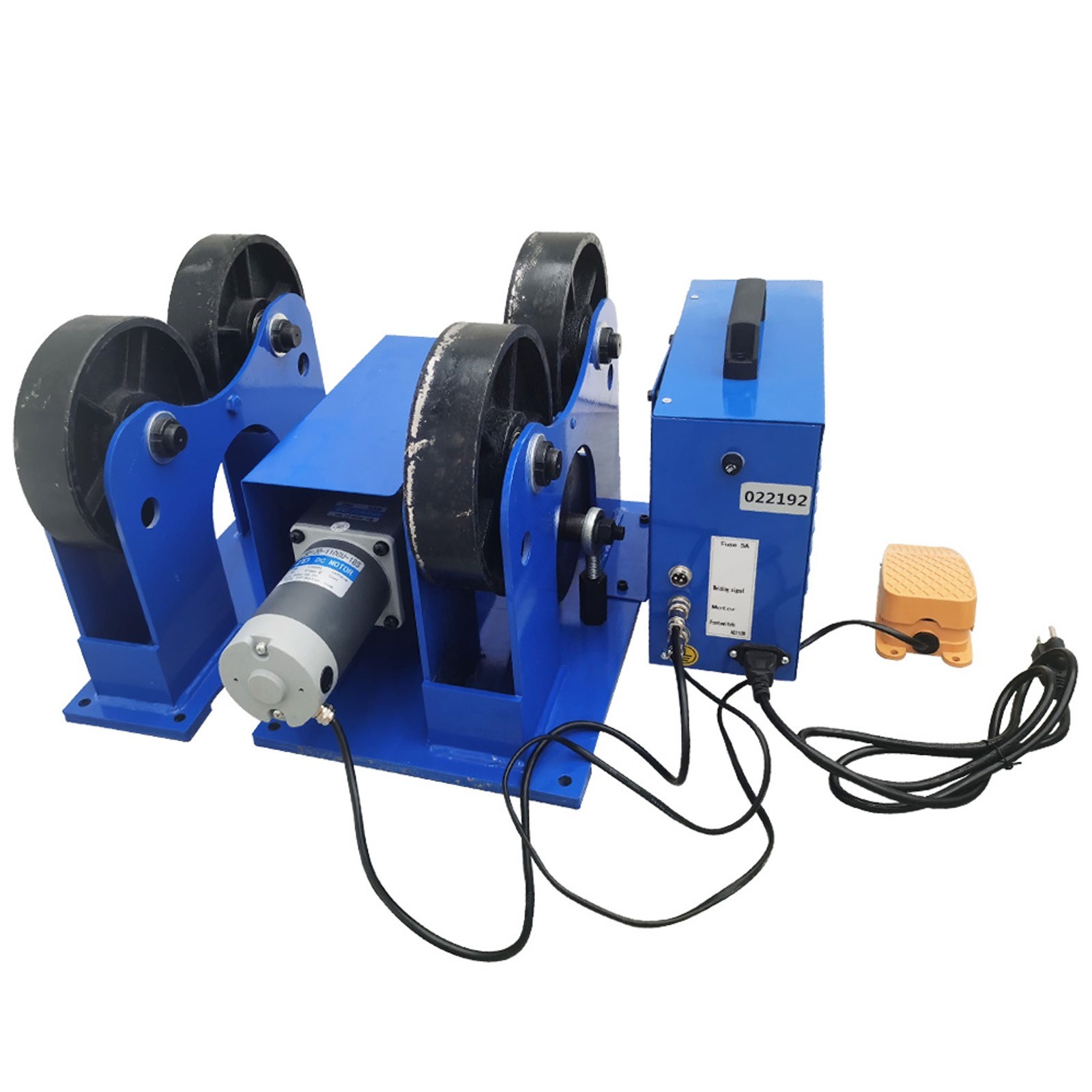 1T Iron Wheel Welding Tank Turning Rolls 110V Welding Support Positioner Roller