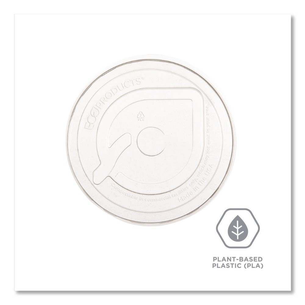 Eco-Products EPFLCC 9 – 24 oz. RE & Compos Cold Cup Flat Lids – WHT (1000/CT)New