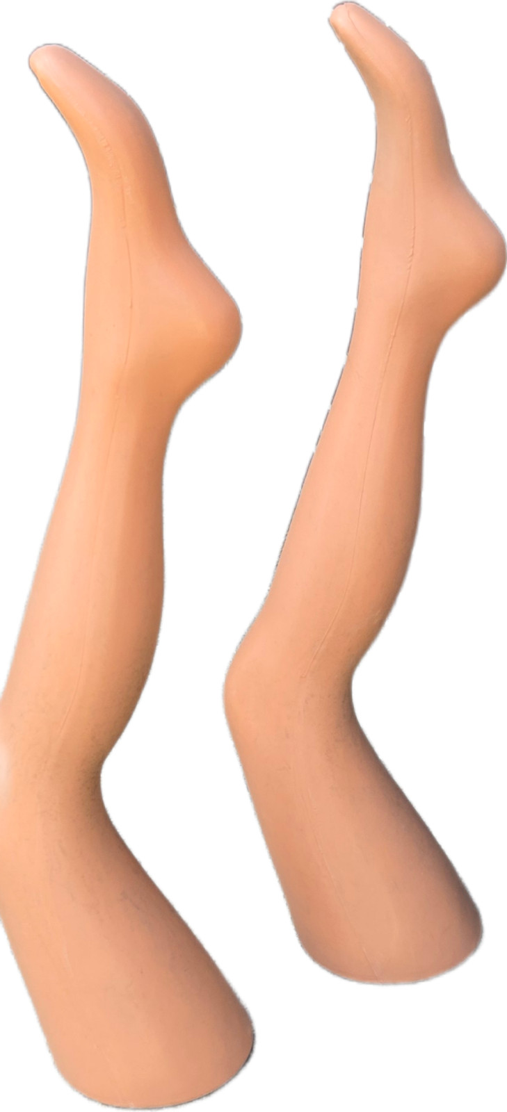 2PCS, 28″Tall Female Mannequin legs, Table Top Display, Durable PE Plastic