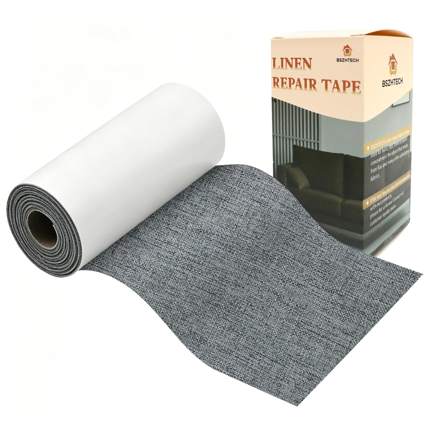 Linen Repair Tape Self-Adhesive Fabric Repair Patch for Repairing Couch Sofas He