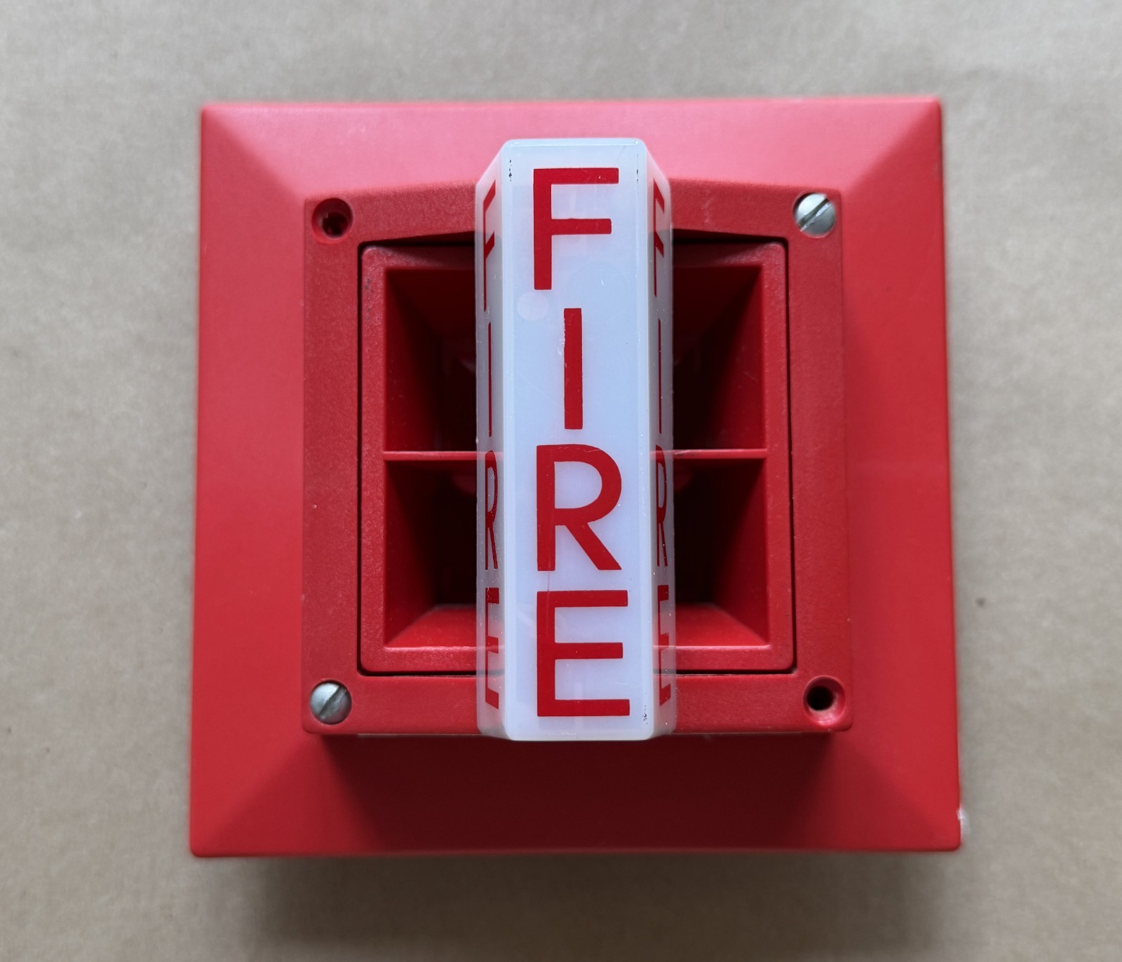 System Sensor SS-12 MA/SS-12 Multi-Tone Fire Alarm Horn Strobe 12-Volts USED