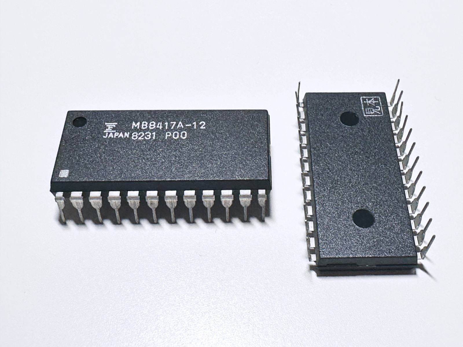 1X MB8417A-12 Fujitsu CMOS Static RAM 16K SRAM 2Kx8 bit Memory IC 120ns DIP-24