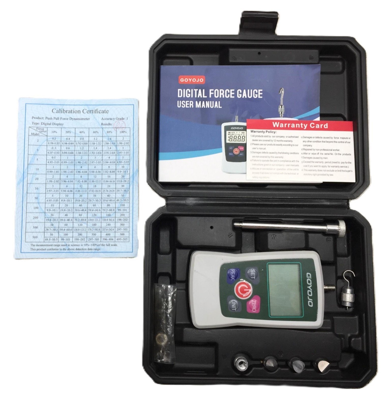 GOYOJO Digital Force Gauge High Precision Push/Pull Meter GF50 USED