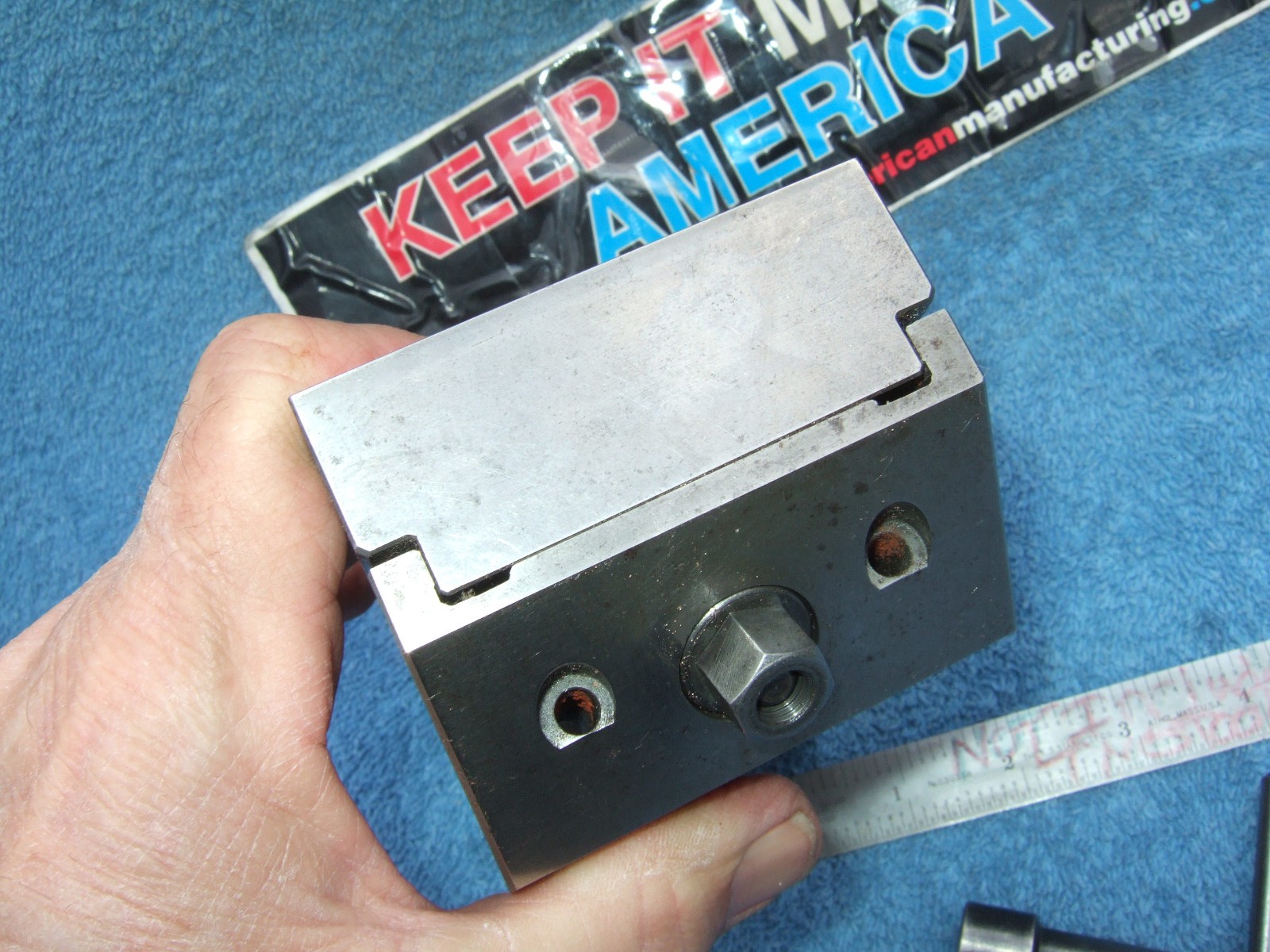 HERMANN SCHMIDT USED V0-4 GRIND VISE W/WRENCH TOOLMAKER MACHINIST INSPECTION #H