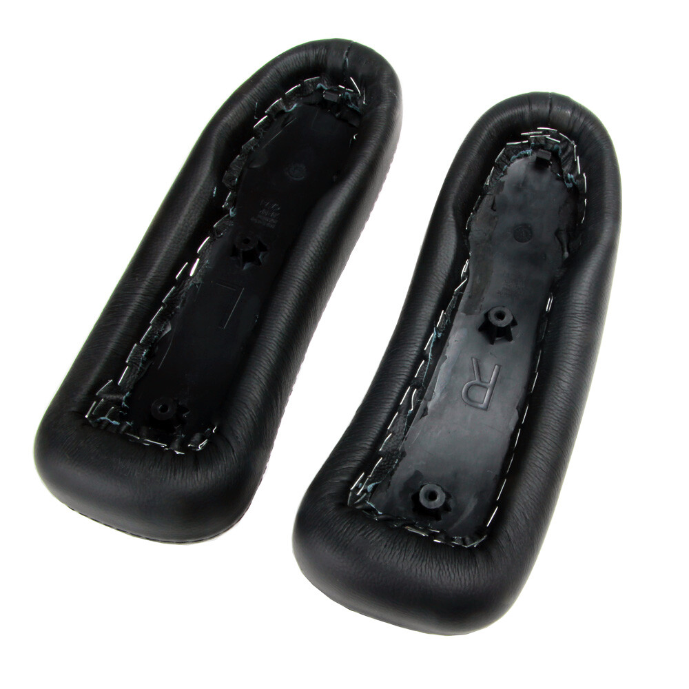 New Leather Armpads Caps for Herman Miller Classic Aeron Chair Black 1 Pair