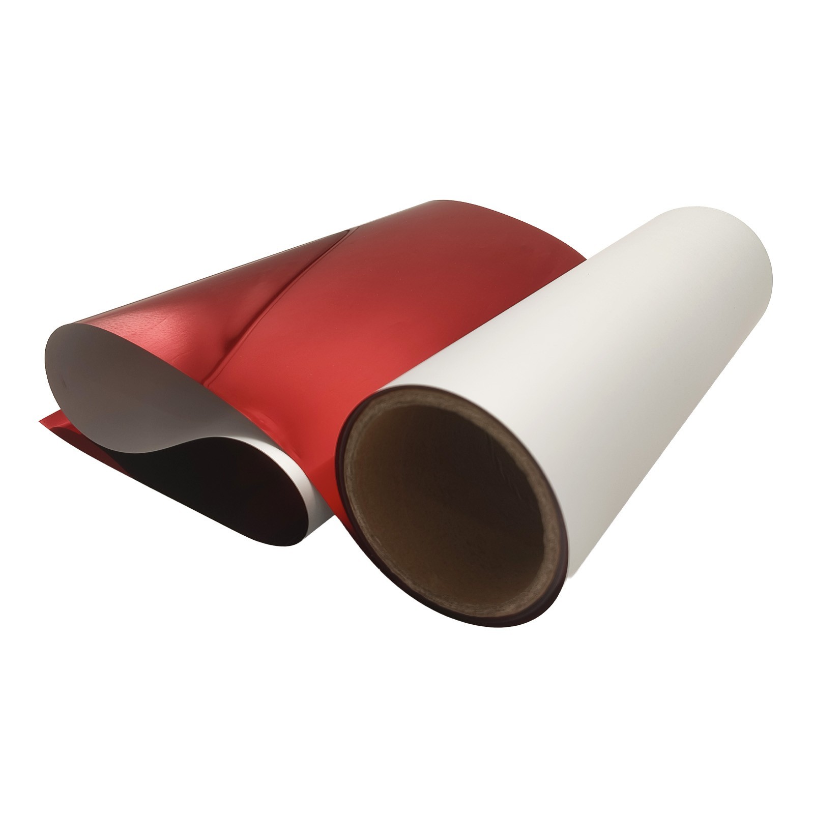 13in x 32.8ft DTF Metallic Film Roll Cherry Red Cold Peel DTF Film