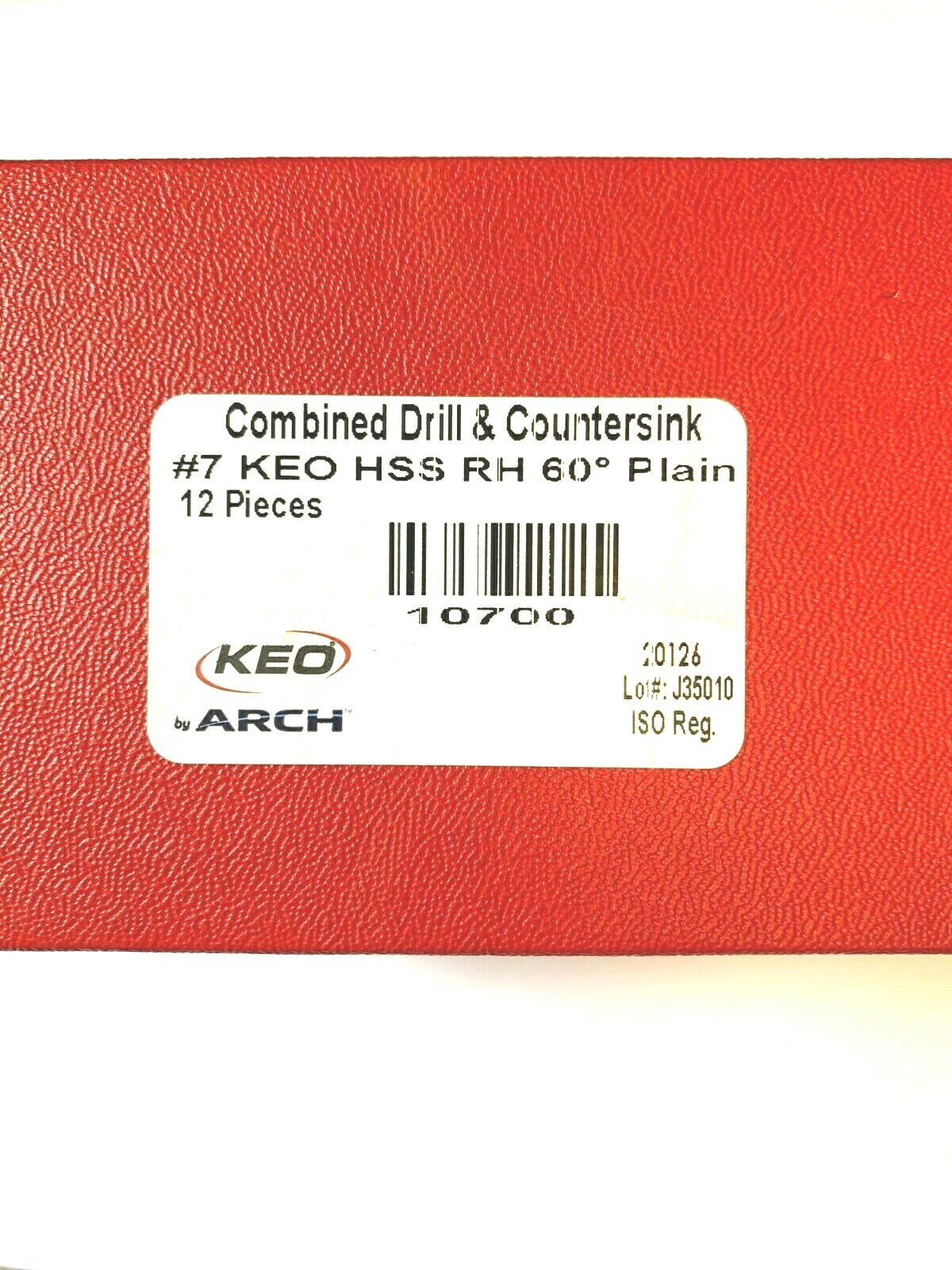 KEO #7 CENTER DRILL (COMBINED DRILL & COUNTERSINK) 60 DEGREE #10700 USA