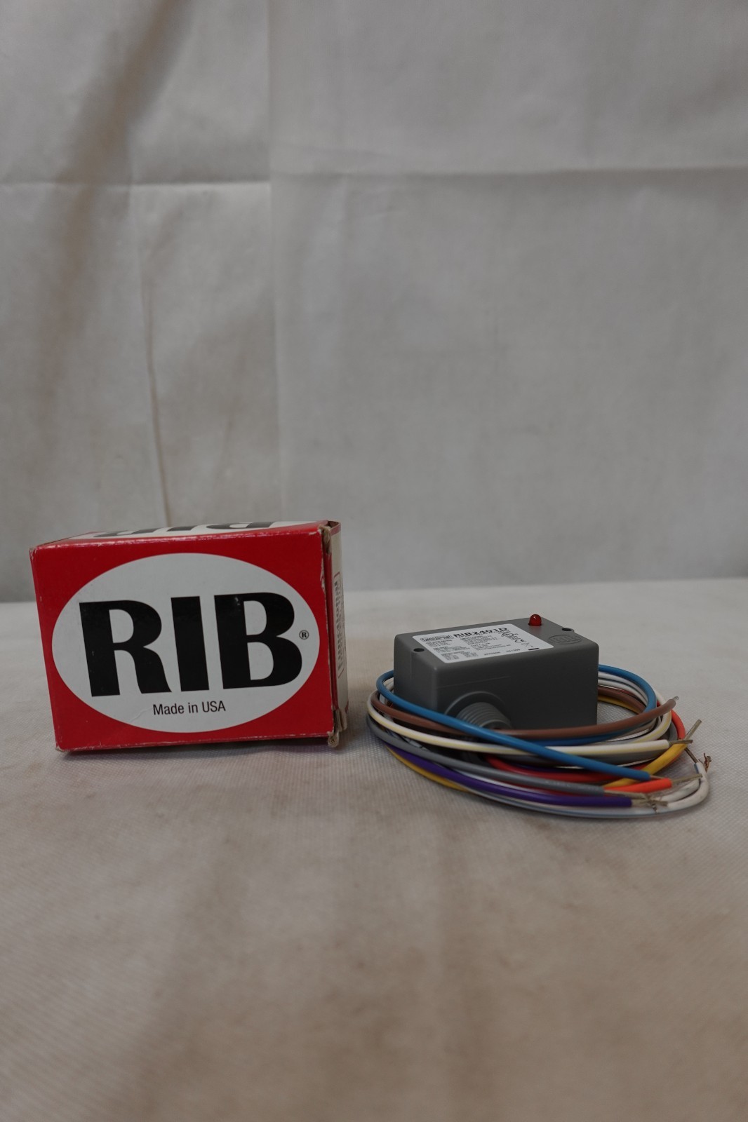 RIB Functional Devices RIB2401D Enclosed Pilot Relay 10A DPDT 24V 120V Coil