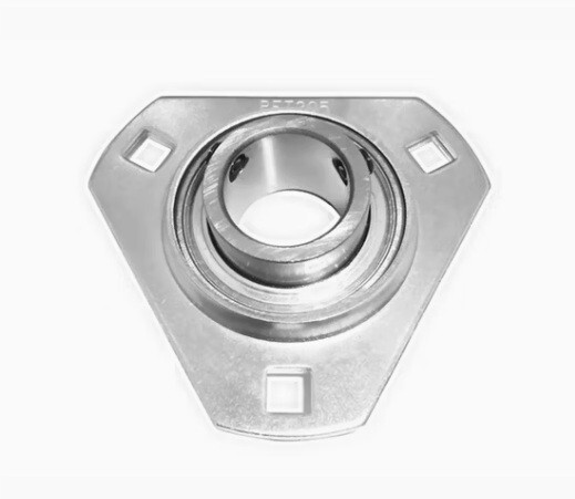 SBPFT207-23,1-7/16″ Bore Set Screw Pressed SteelTrangular 3-Bolt Flange Bearing