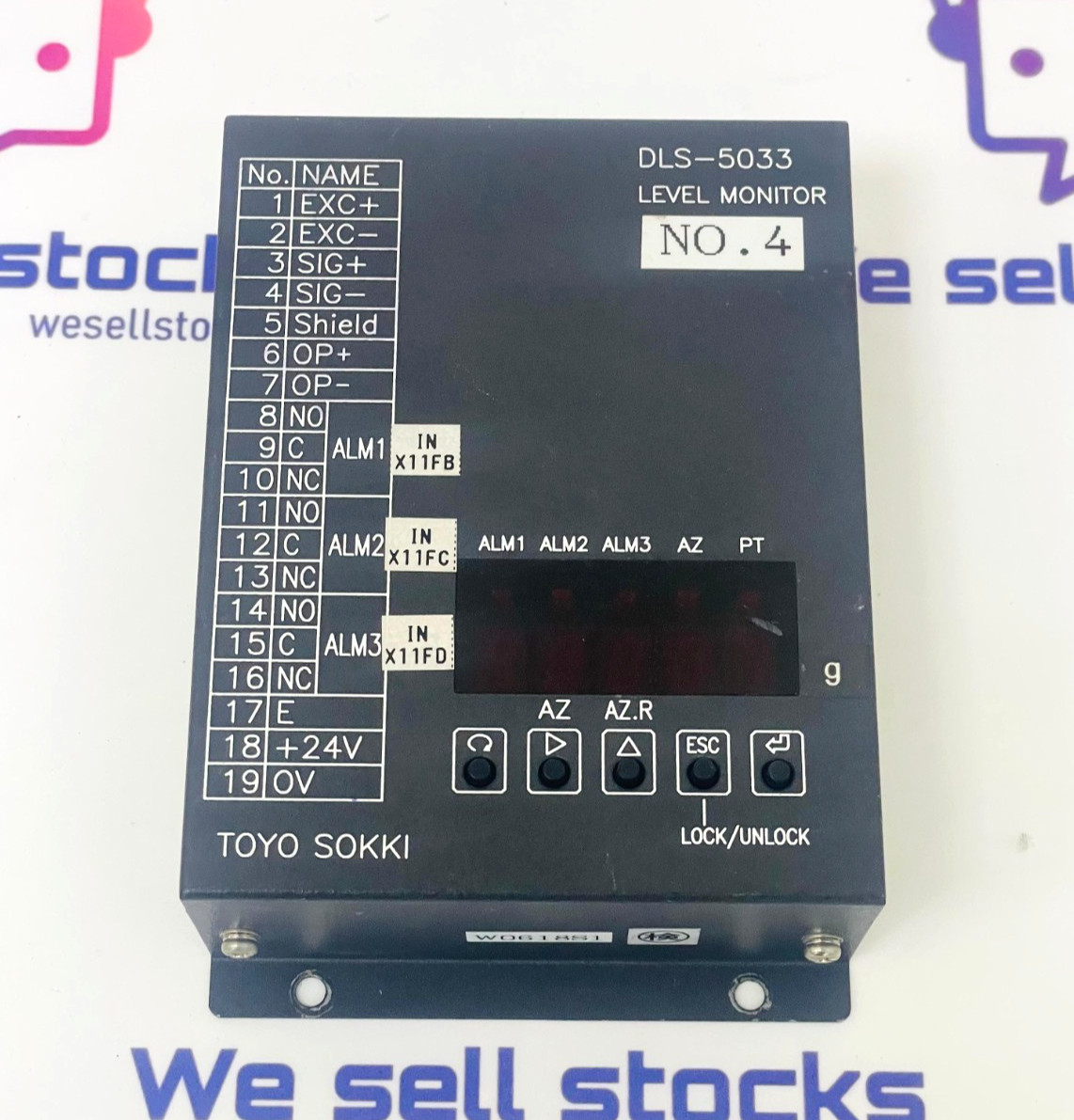 TOYO SOKKI DLS-5033 Level Monitor