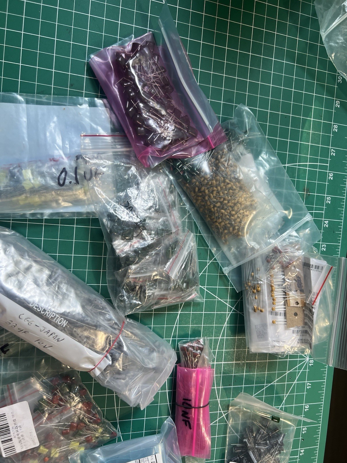 HUGE 11lb Lot Of Electronic Components NOS