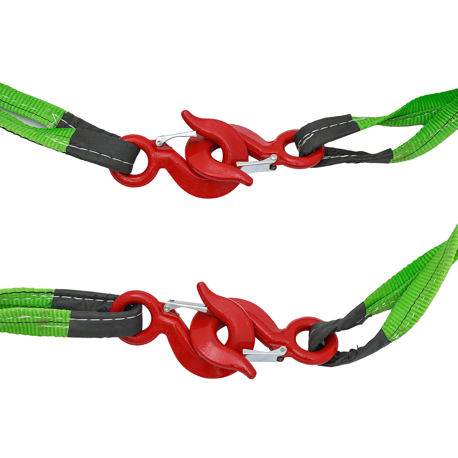 6T/13227 lbs 4.9ft 2.17in Chain Sling Polyester Lifting Sling with 4 Hooks NEW