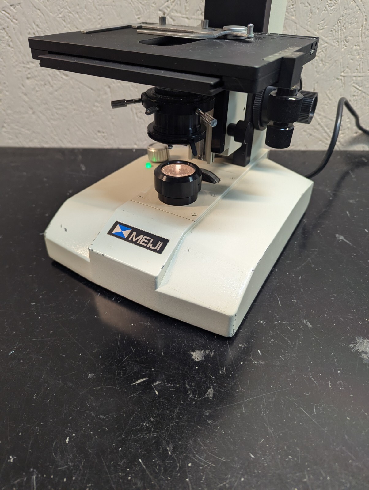 Meiji ML5000 Binocular Compound Microscope & Objectives SMPlan 4x 10x 40x 100x