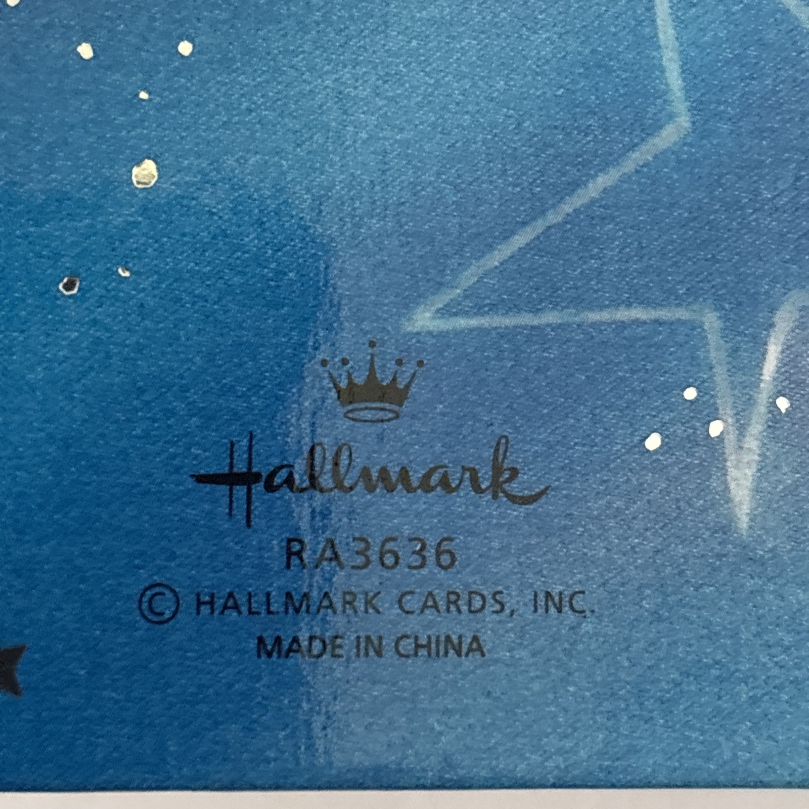 Hallmark Spin Combination Lock Diary – Blue Stars My Thoughts and Dreams