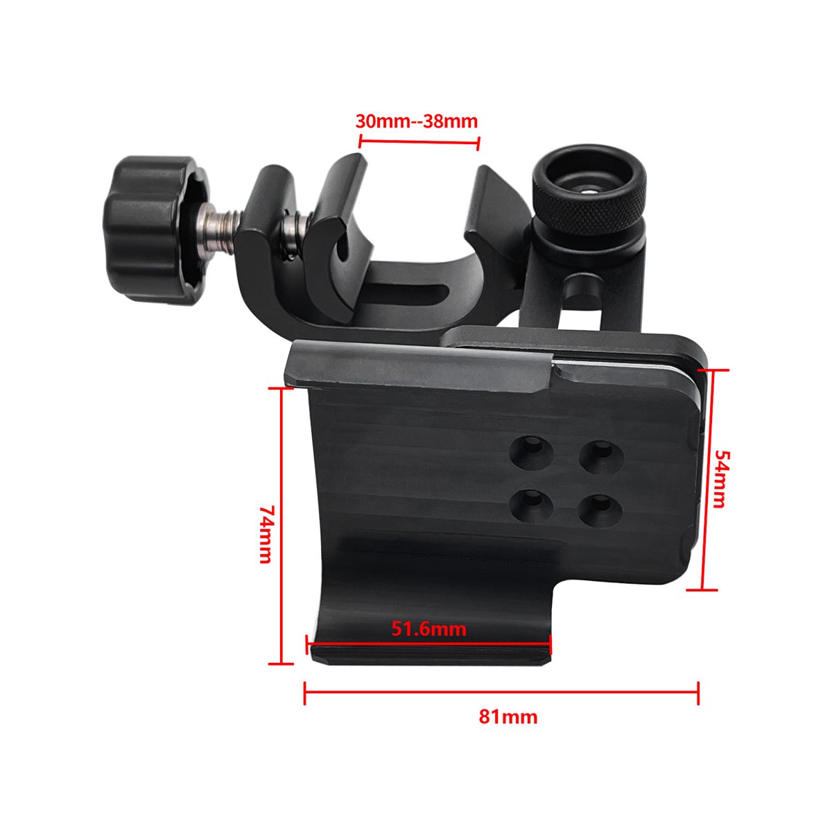 Bracket Pole Mount For Trimble TDC6 MM6 Device With Magnetic Plate & Clamp