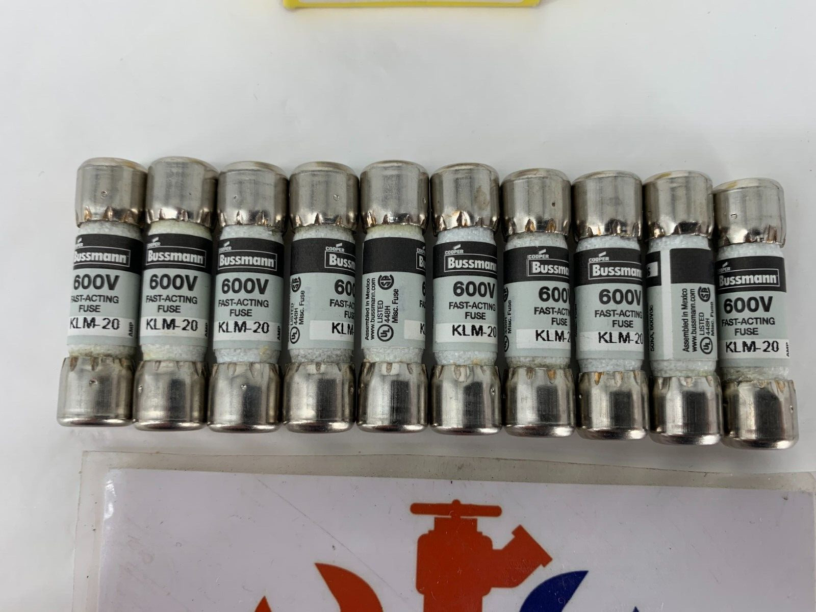 Eaton Bussmann KLM-20 Series KLM Series Low Voltage Fuse 600V 20A Fuse 10/Box