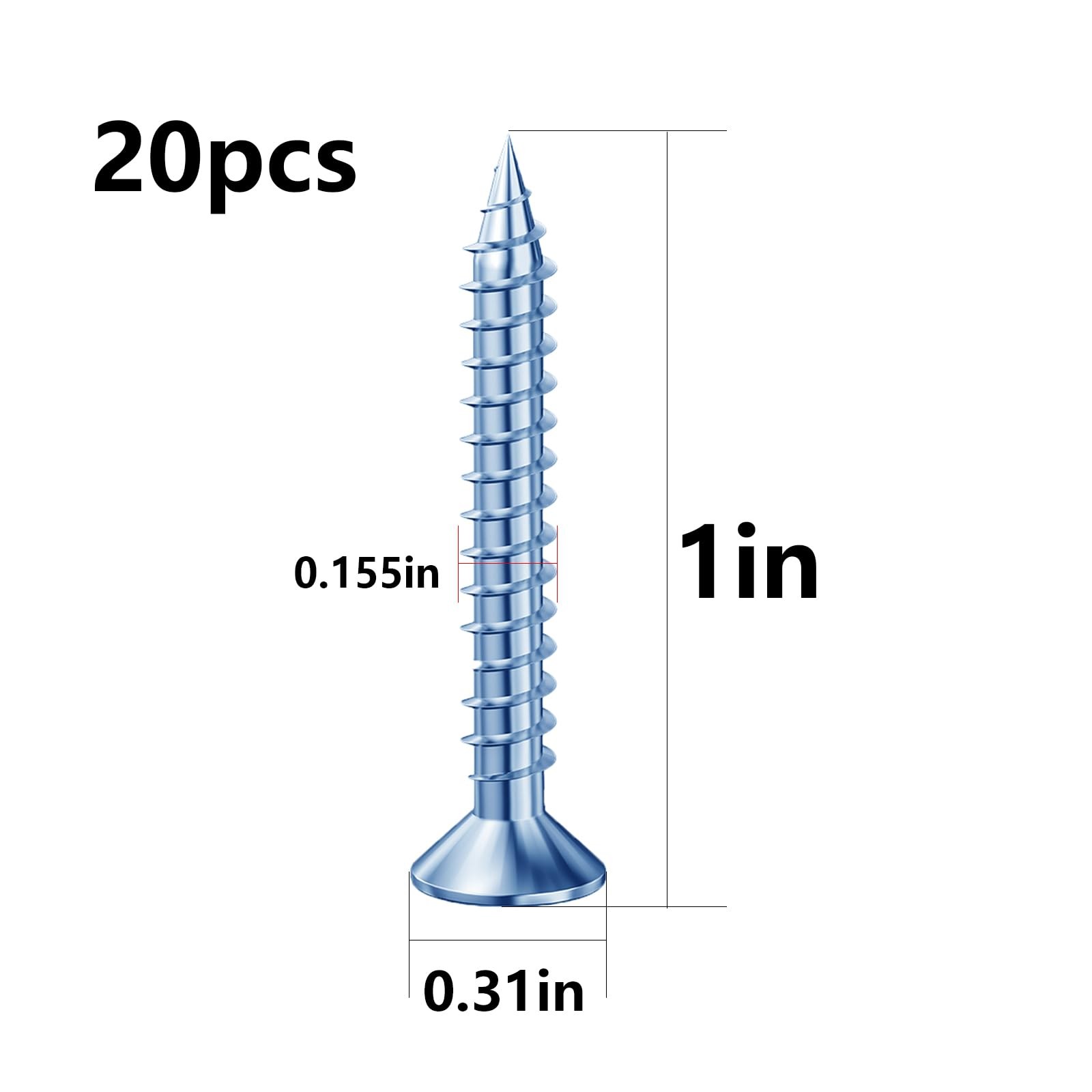 182 Pcs Drywall Anchors Kit | Heavy Duty Self-drilling Fasteners | Multi-purpose