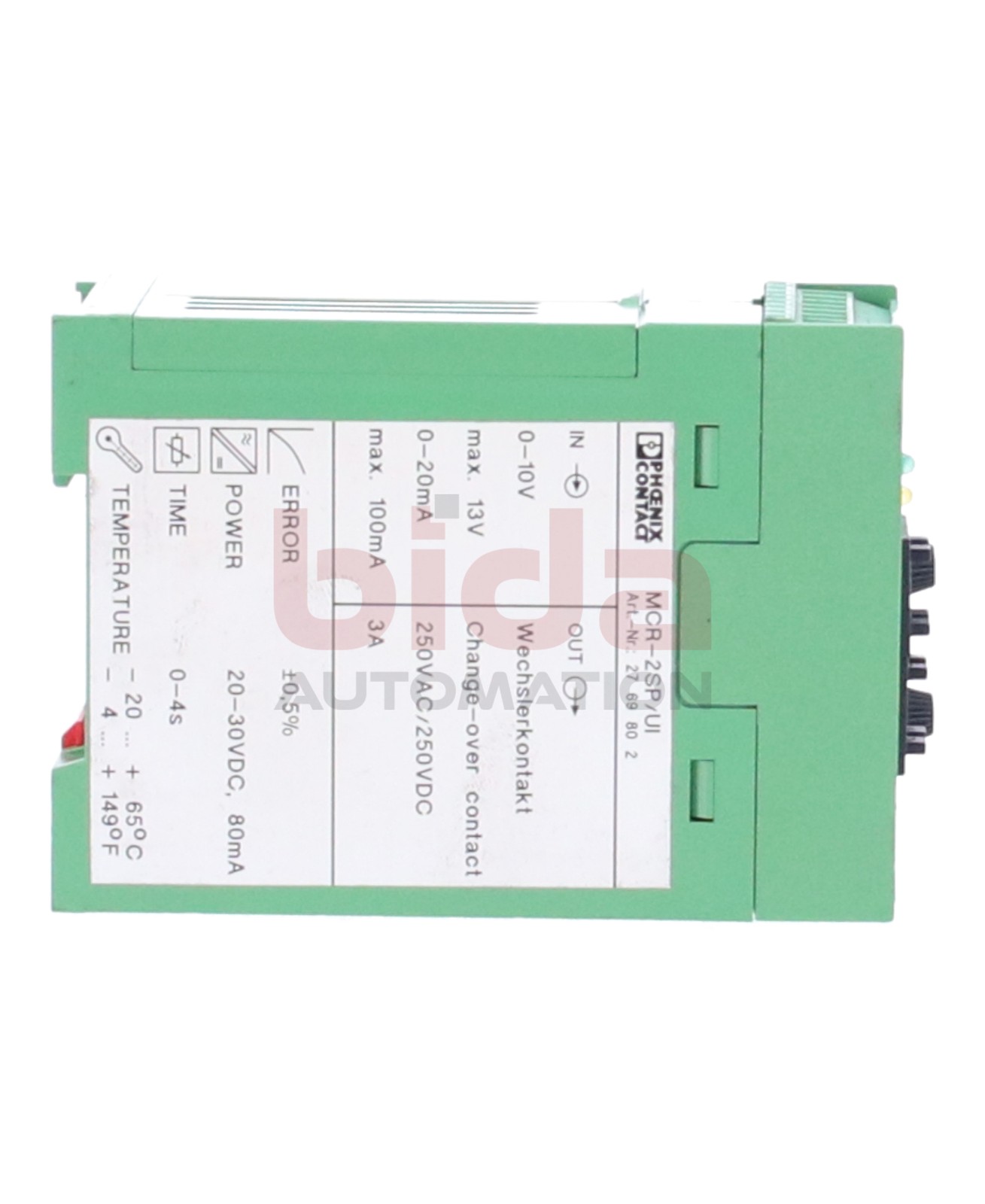 Phoenix Contact MCR-2SP/UI (2769873) limit switch/limit switch 20 V DC.