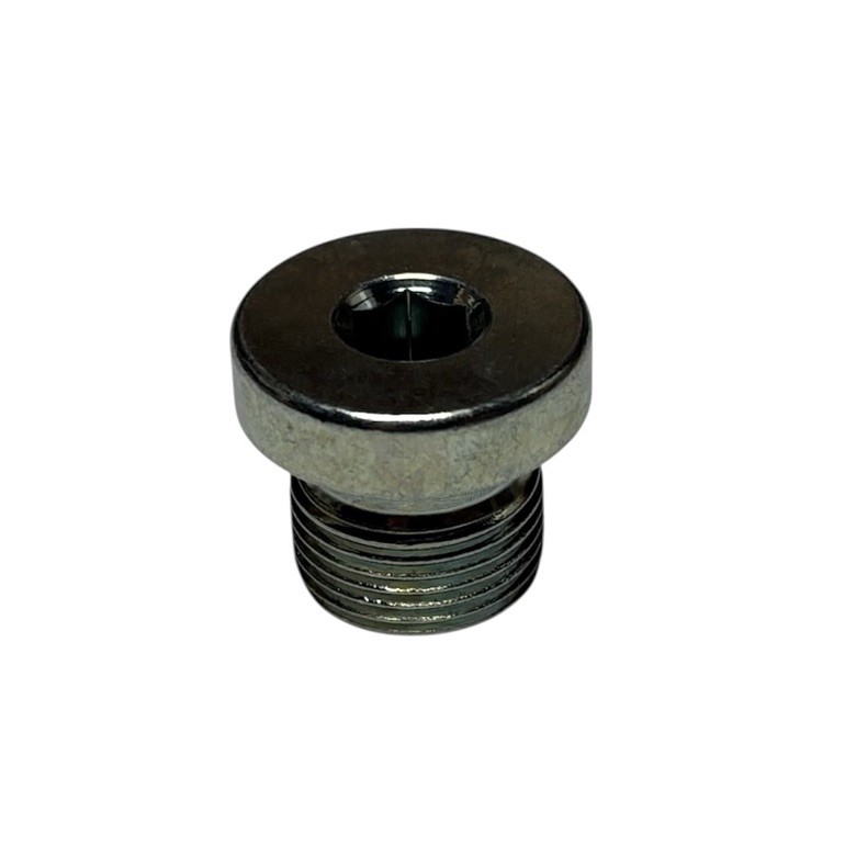 M14X1.0 Metric Port Plug Zinc Plated Steel Allen Socket Key Fitting Bolt