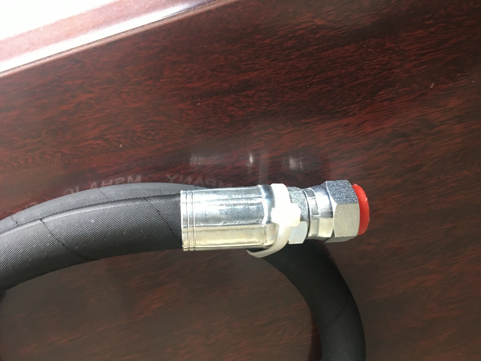  1/2″ x 72″ 2 Wire 5,000 PSI Hydraulic Hose Assembly with 2- Female JIC Swivels