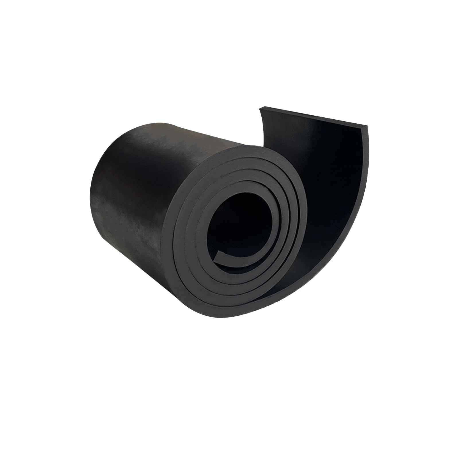 Thick Neoprene Rubber Strip 4×1/4 Inch x 3.3 Ft Solid Roll Craft Floor DIY Pad