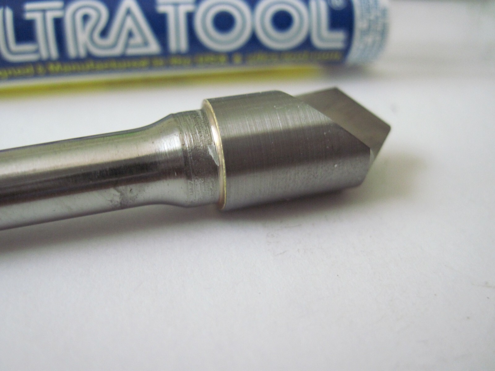 Ultra Tool 91624 Carbide Head Countersink 3/8″ x 90°, 1FL, 1/4″ Shank 2-5/8″OAL