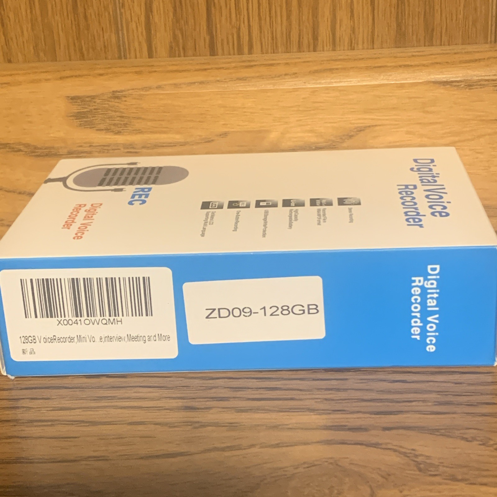 128GB Digital Voice Recorder – (4800 Hours) ZIPCIDE Digital Voice Activated R…