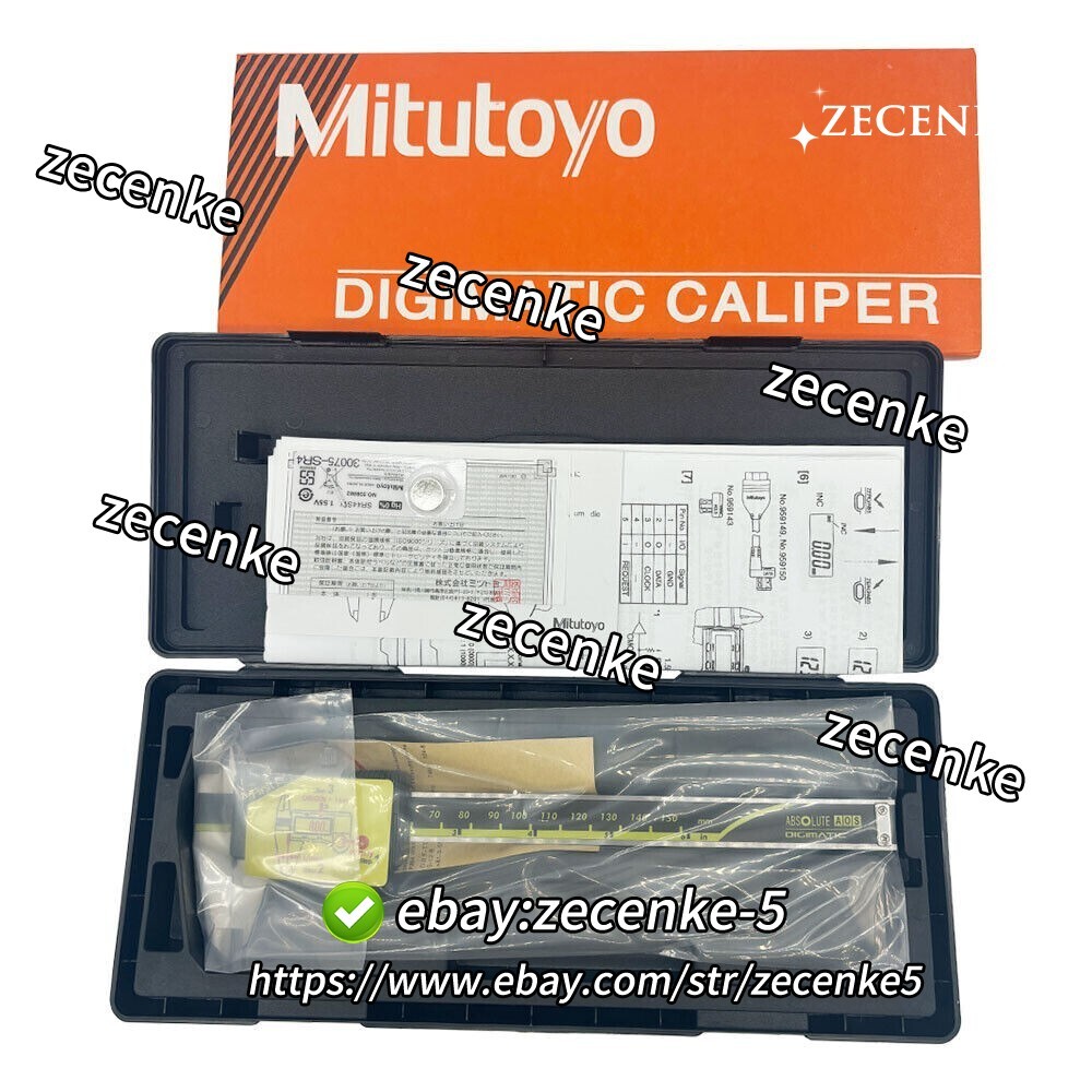 Mitutoyo 500-196-30 Absolute Digital Digimatic Caliper, 0-6″ / 0-150mm – NEW!