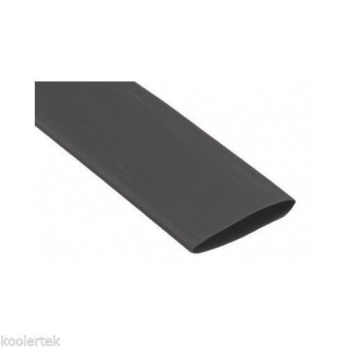 BLACK 3:1 Ratio Heat Shrink Tubing, Over 1/2″ (15mm / 19/32″ inch), 4 Feet