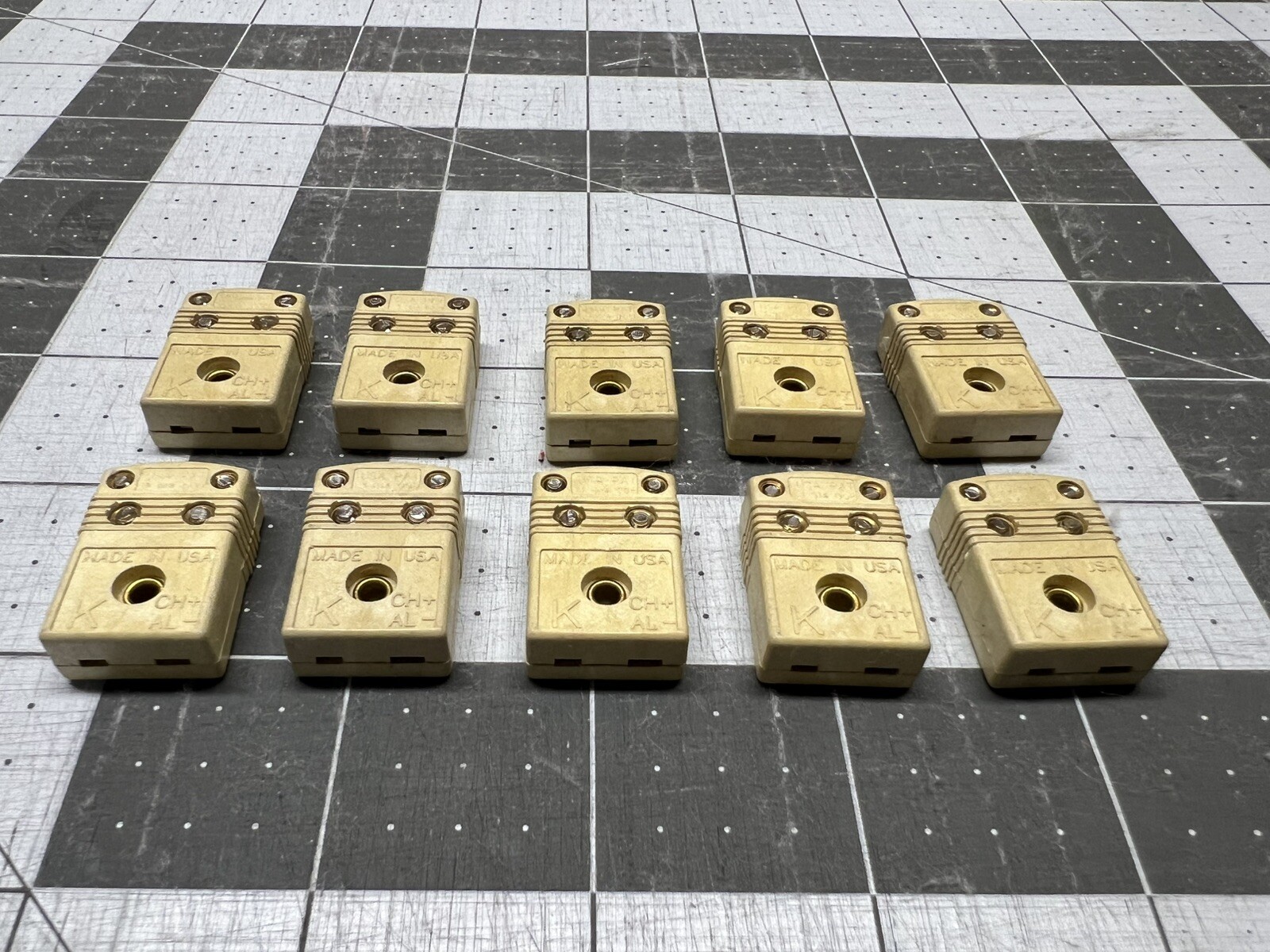HMPW-K-F Type K Mini Thermocouple Connector, Omega Female BRAND NEW LOT OF 10