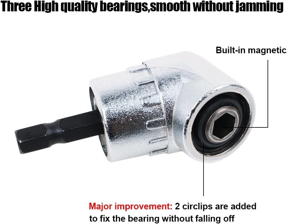 Right Angle Drill Driver 105 Degree Right Angle Drill Attachment Power Screwdriv