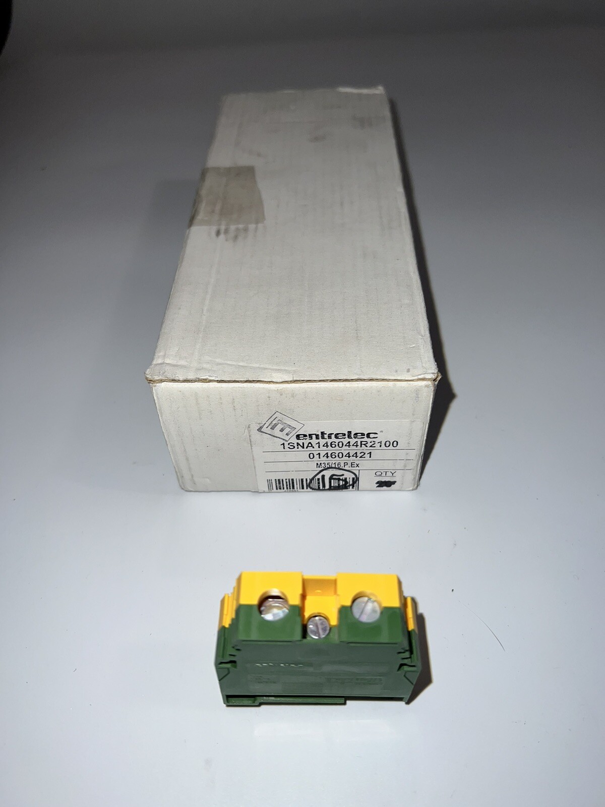 Lot of 15- ABB Entrelec 1SNA146044R2100 Terminal Blocks M35/16.P. Ex New In Box