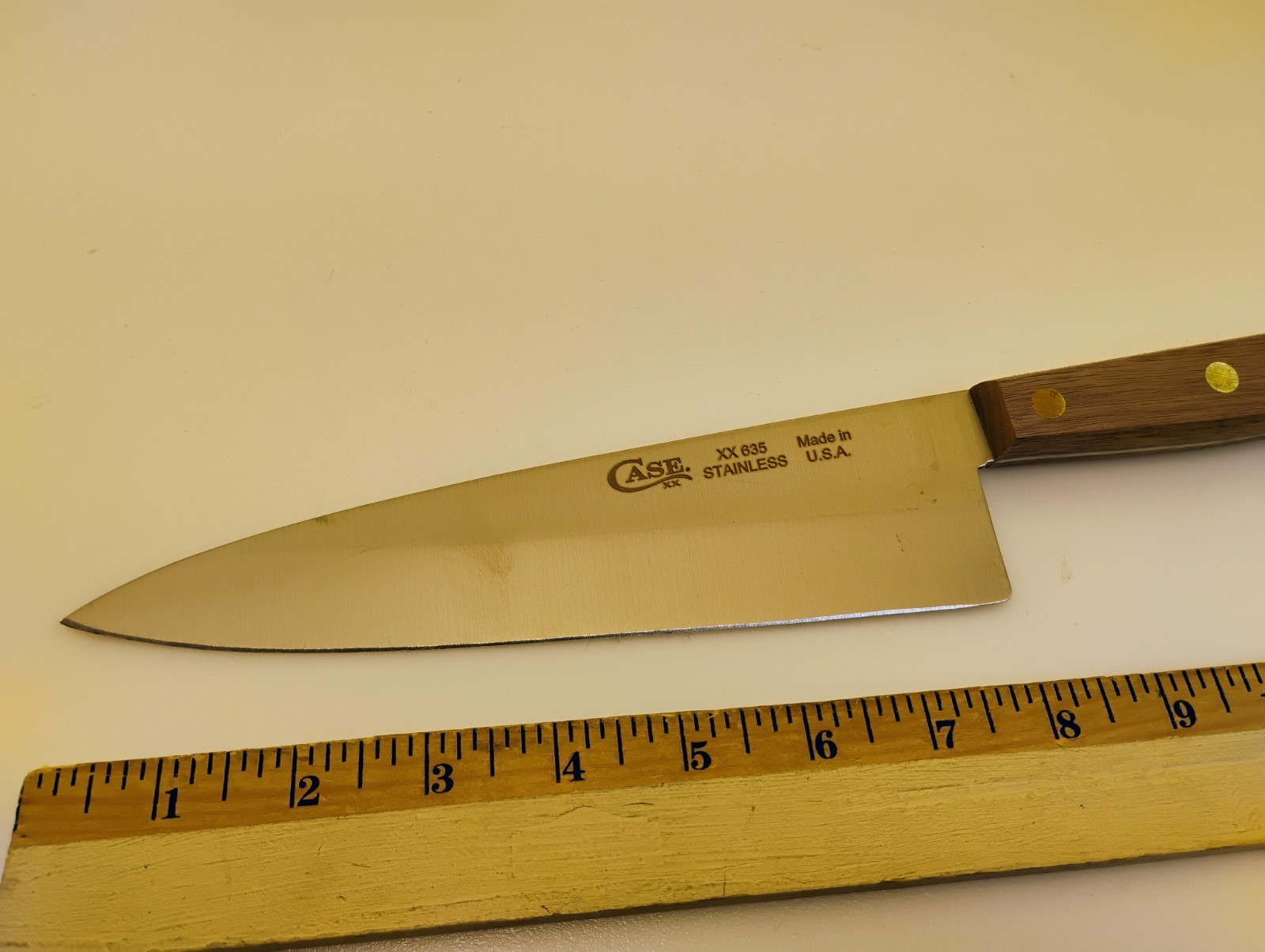 Case XX USA Set (2) 8″ Cooks Knife & Scalloped Edge Slicer Wood HandleFactory2nd