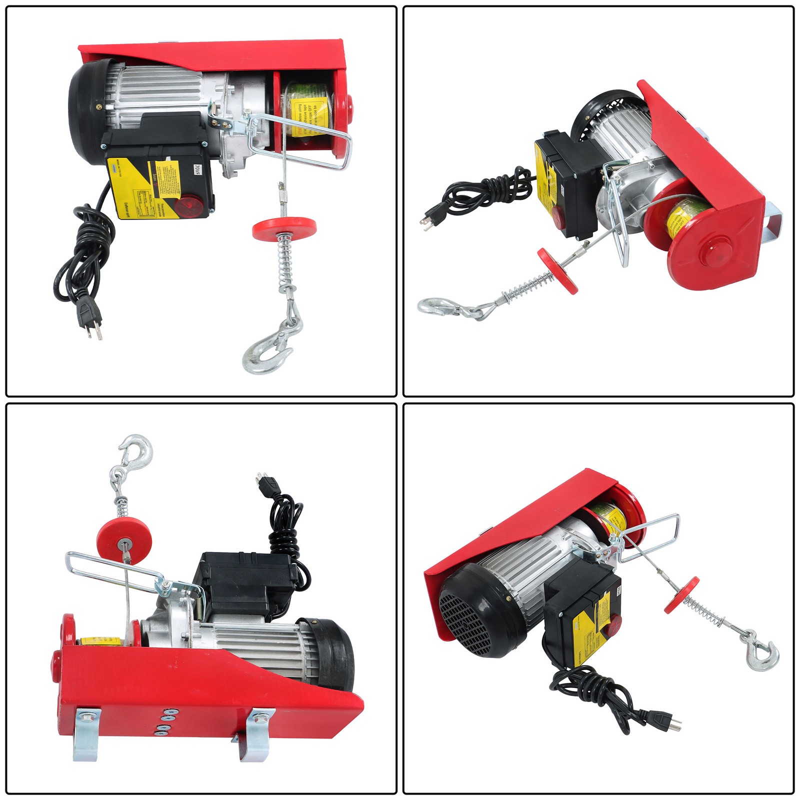 PA600 Electric Hoist 110V 1320Lbs Winch w/ 328ft Wireless Remote Control