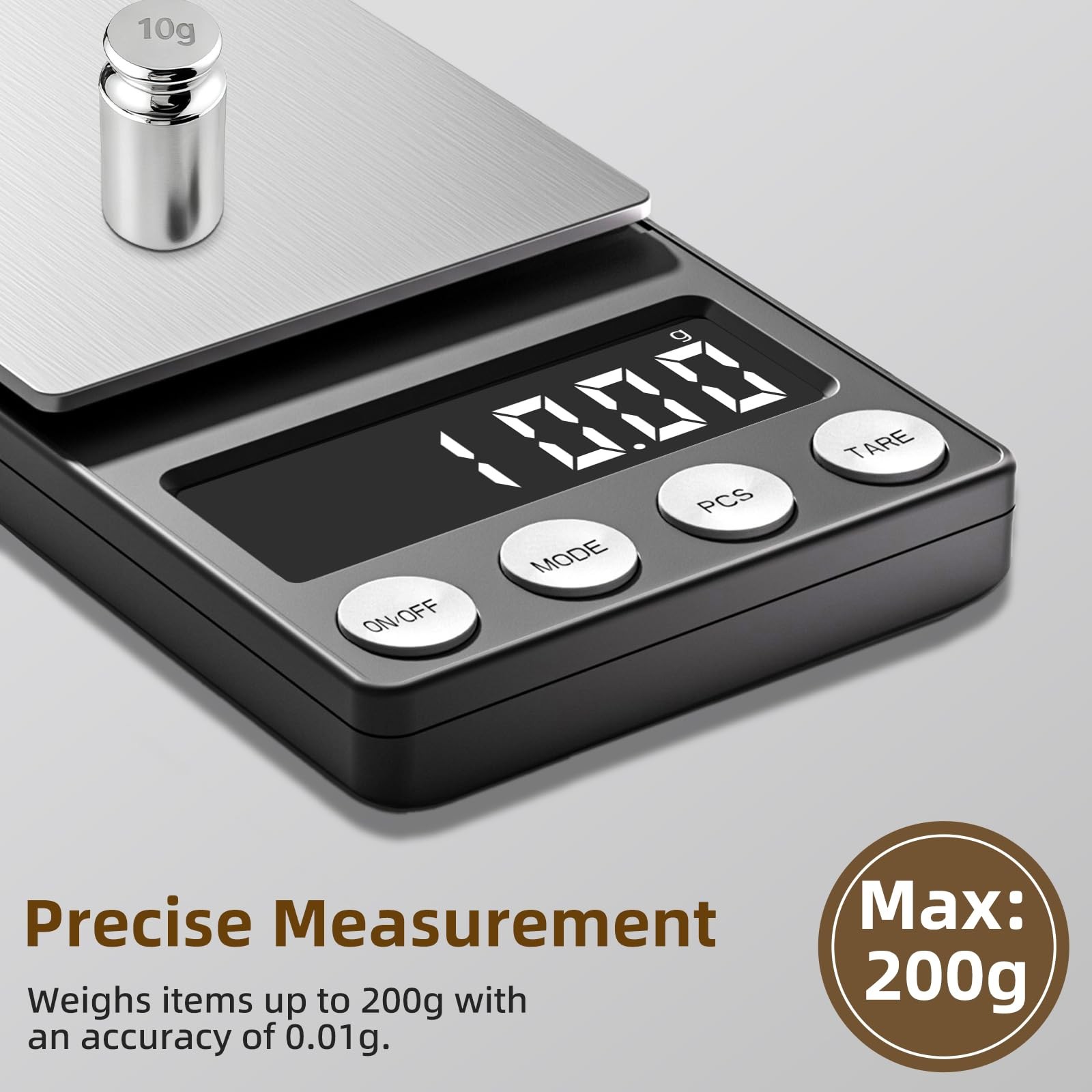 SKEAP Digital Coin Scale, Gram Scale 0.01g Accuracy for Coin Collectors, Bank…