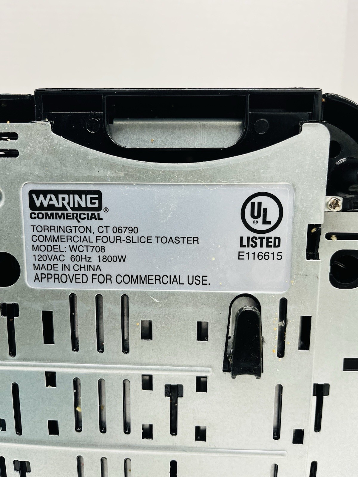 Waring commercial 4 slice toaster