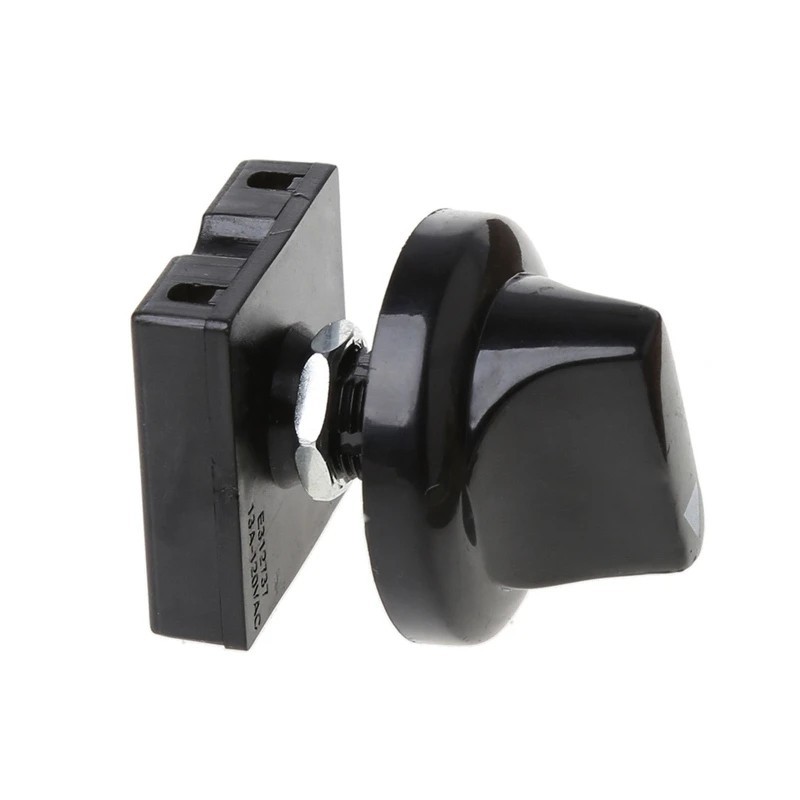 4 Position 3 Speed Fan Switch Rotary Controller with Knob 13A 250V