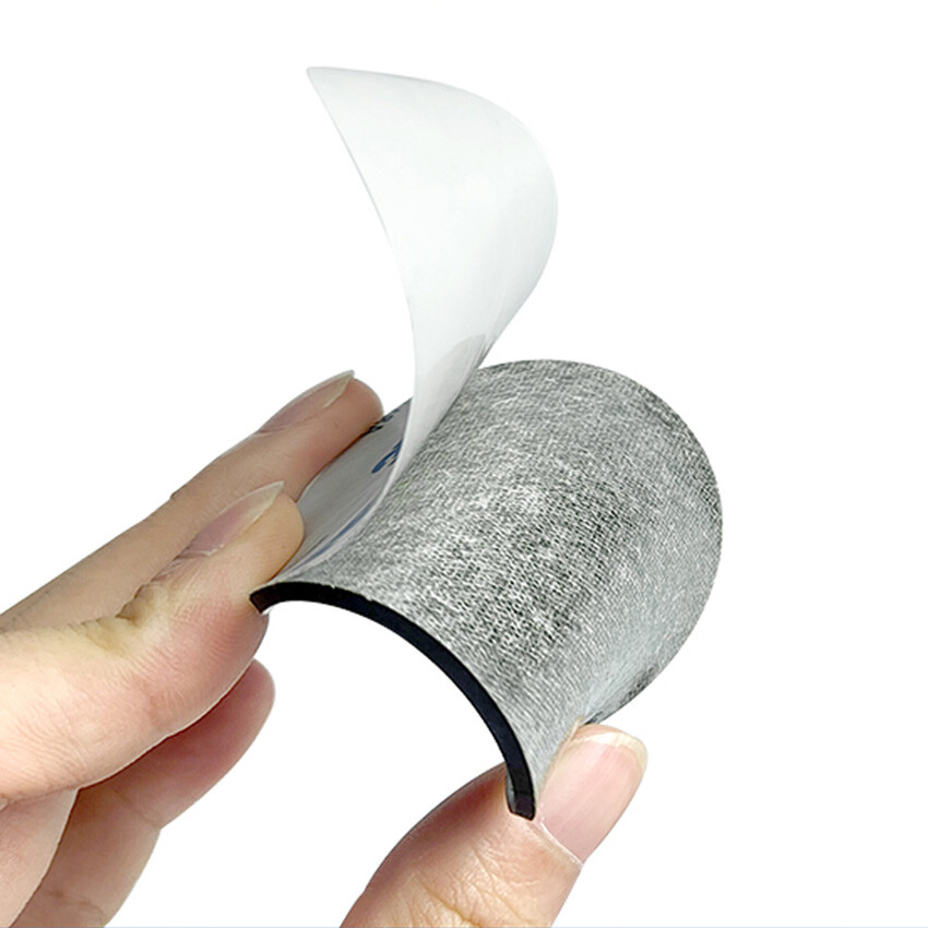 Black Round Self Adhesive Backing Silicone Rubber Non-slip flat Pads Protector