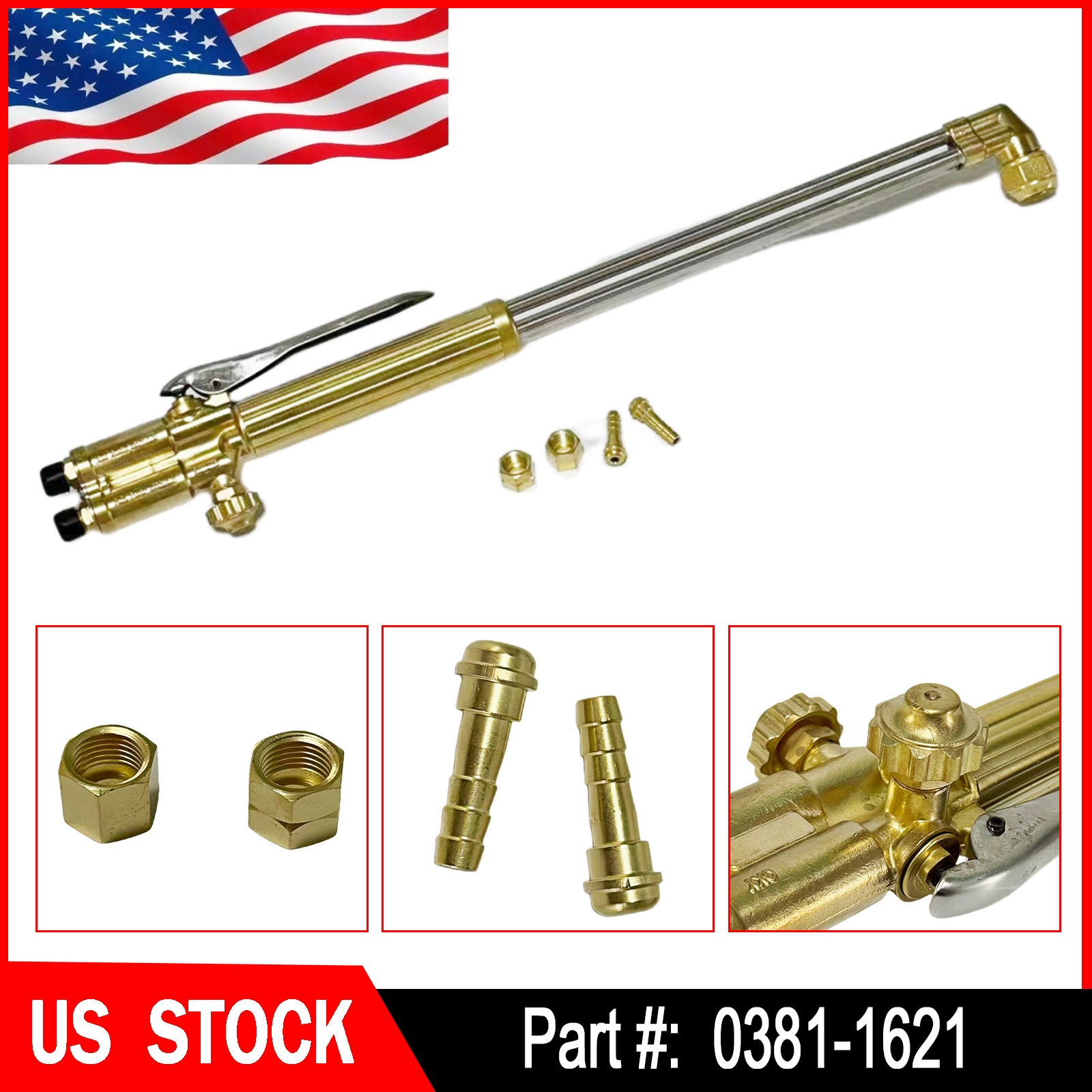 21″ Heavy Duty Straight Cutting Torch with 90 deg head angle For Victor ST900FC