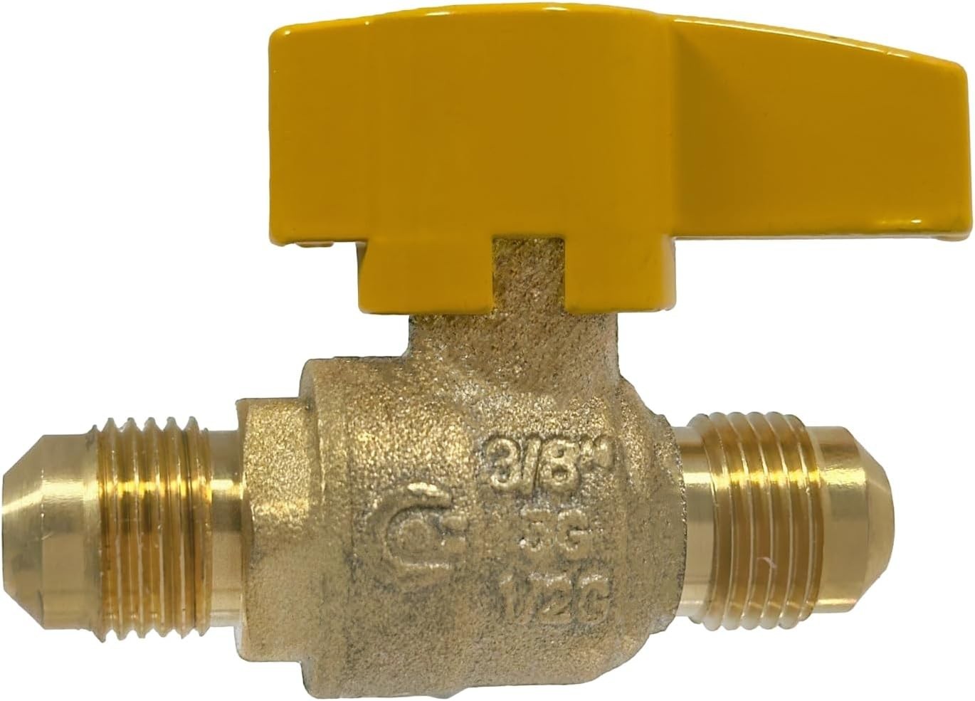 1 Piece 3/8 Flare X 3/8 Flare Gas Valve 1/4 Turn Propane And Natur