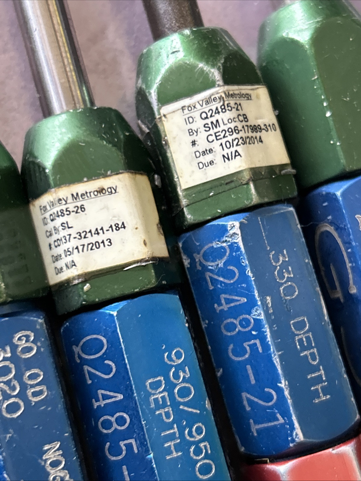 [LOT OF 11!] ATLAS 0.3000-0.4000 Go / No-Go OD Gages (Mixed Lot) _FAST SHIPPING!