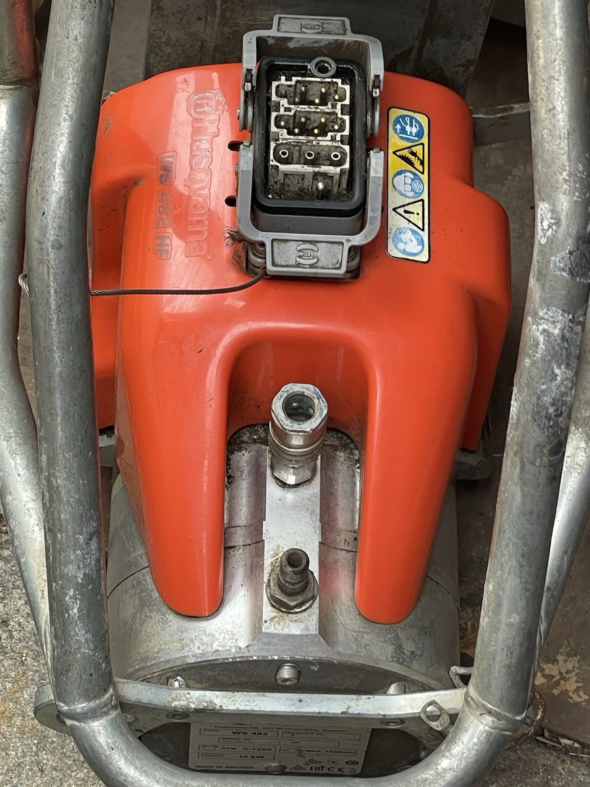 Husqvarna WS 482 HF System With PP 490 Wall Saw