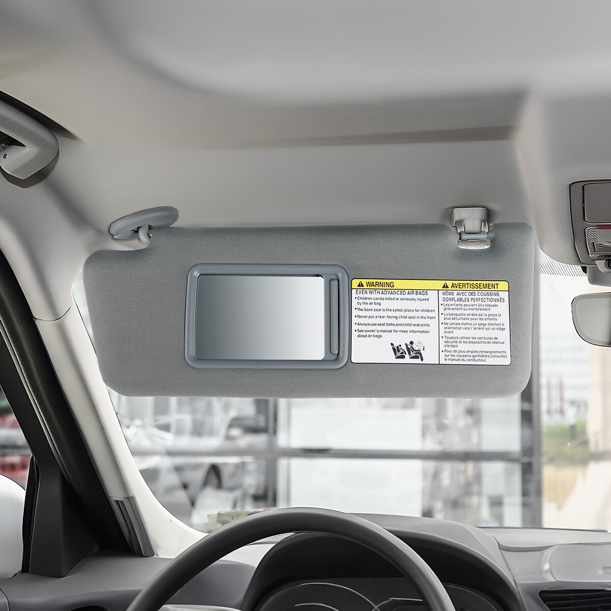 For 2005-2015 Toyota Tacoma Gray Sun Visor Left Driver Right Passenger Sunshade