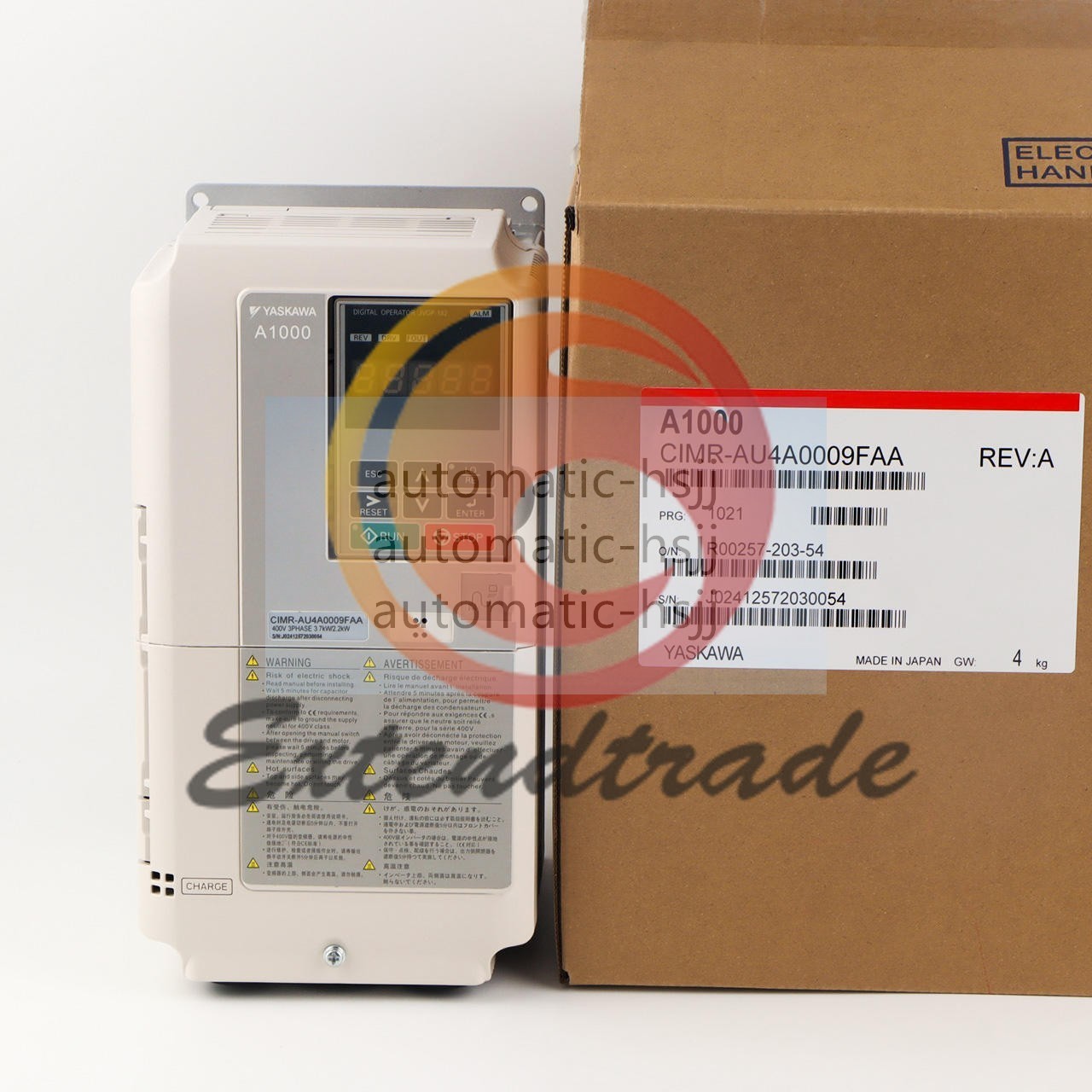 One NEW YASKAWA A1000 AC Drive CIMR-AU4A0009FAA Frequency converter